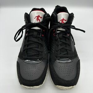 AND1 Shoes Mens Size 8 Black Red Mid Top Basketball Sneakers MNAN28ES031